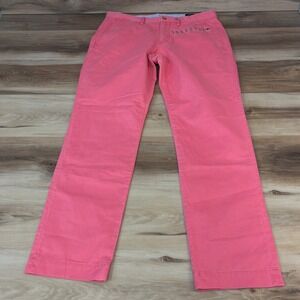 Polo Ralph Lauren Men's Stretch Chino Pants Pink Size 33x32 Straight Fit NEW